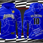 Example of a sublimation jersey design showcasing vibrant colors and patterns for effective sublimation jersey design.